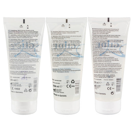 Kit 3 pz Lubrificante sessuale medical lubricant just glide 3 per 200ml